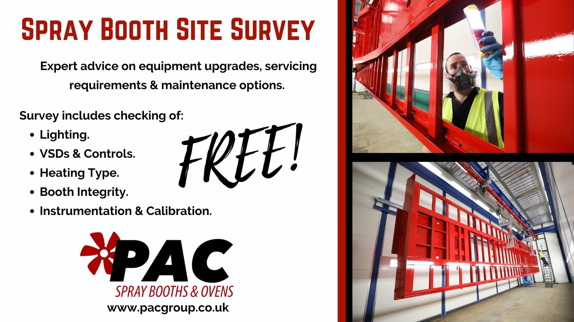 Spray Booth Site Survey Details