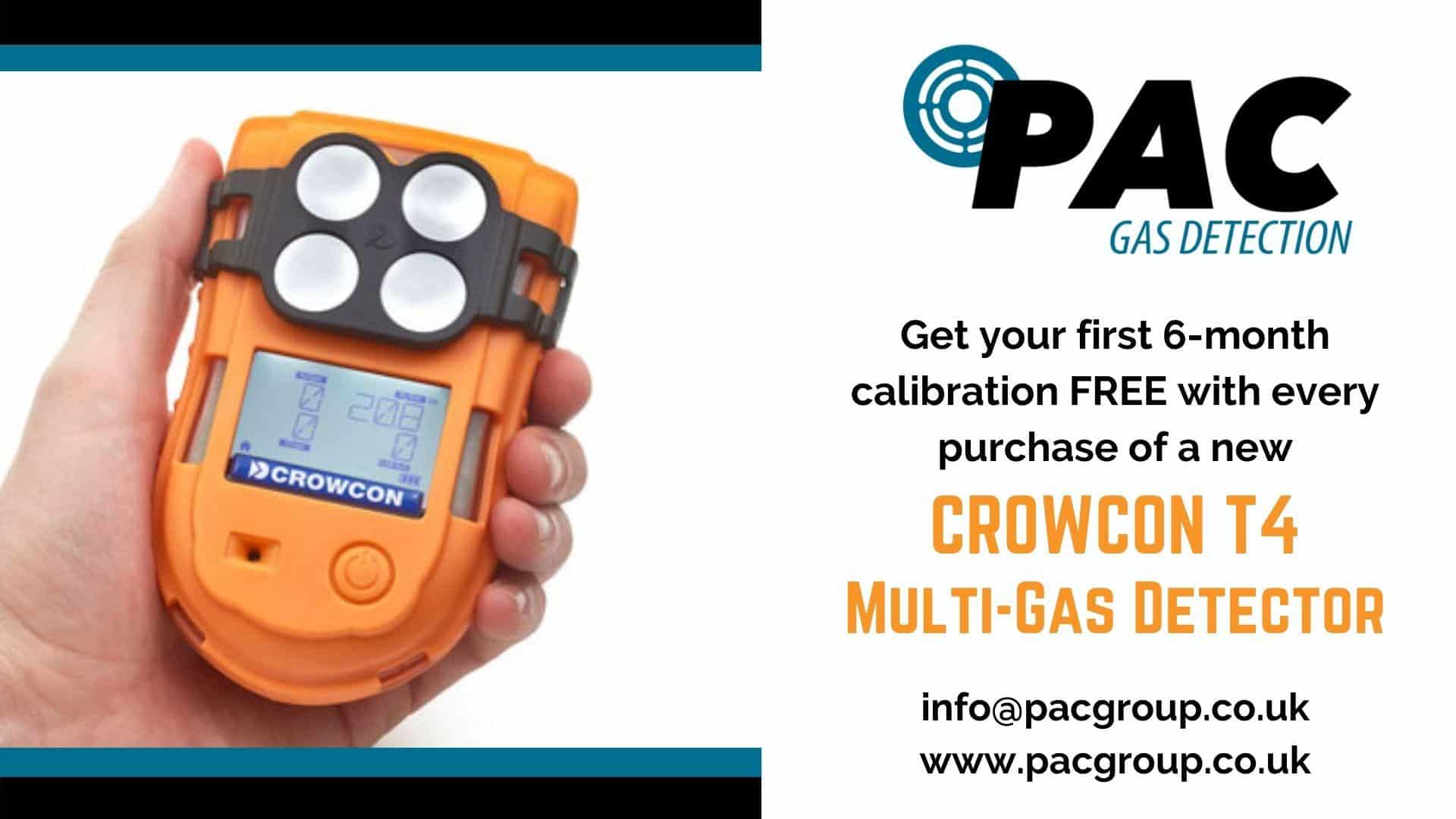 PAC Gas Detection Crowcon T4 Calibration