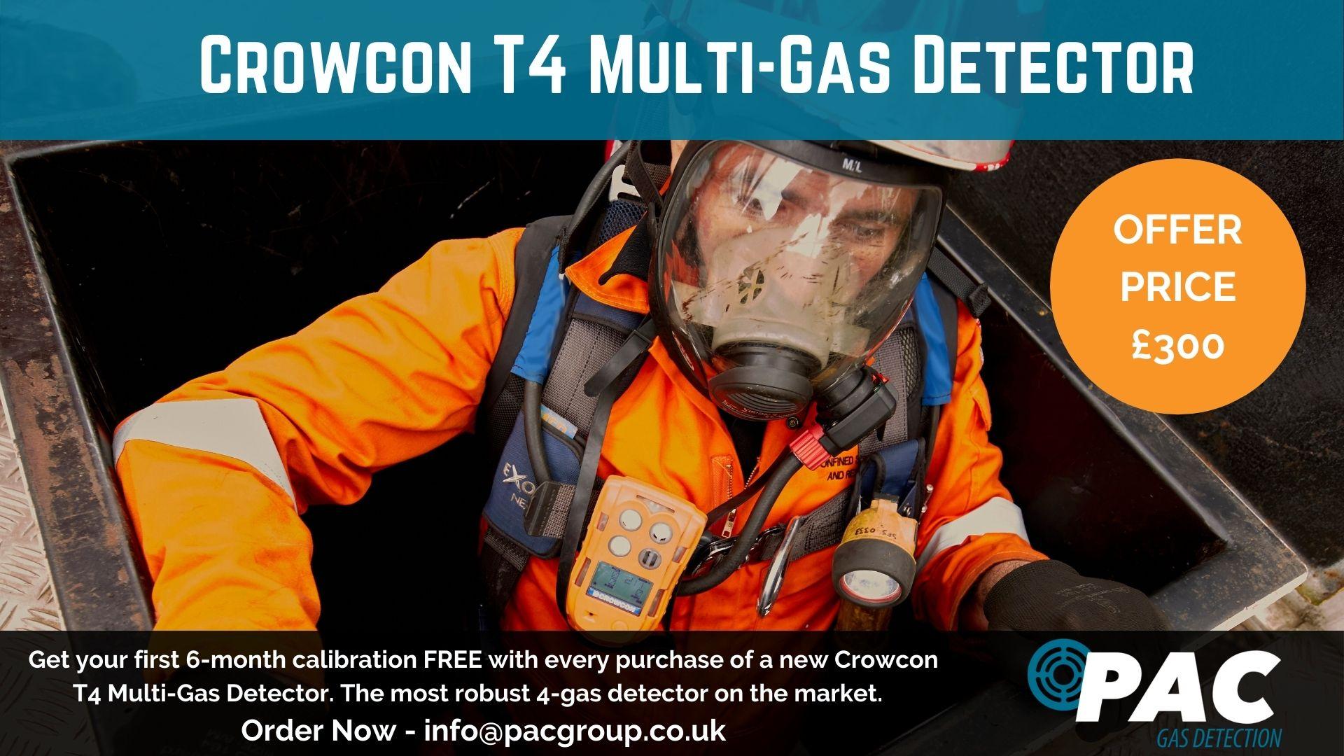 PAC Gas Detection Crowcon T4 Offer