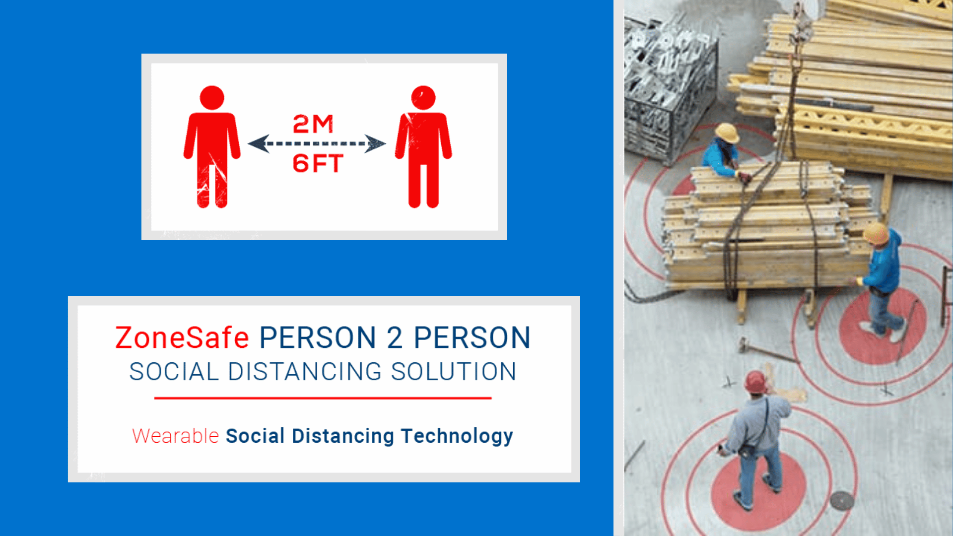 Zone Safe P2 P Social Distancing Solution